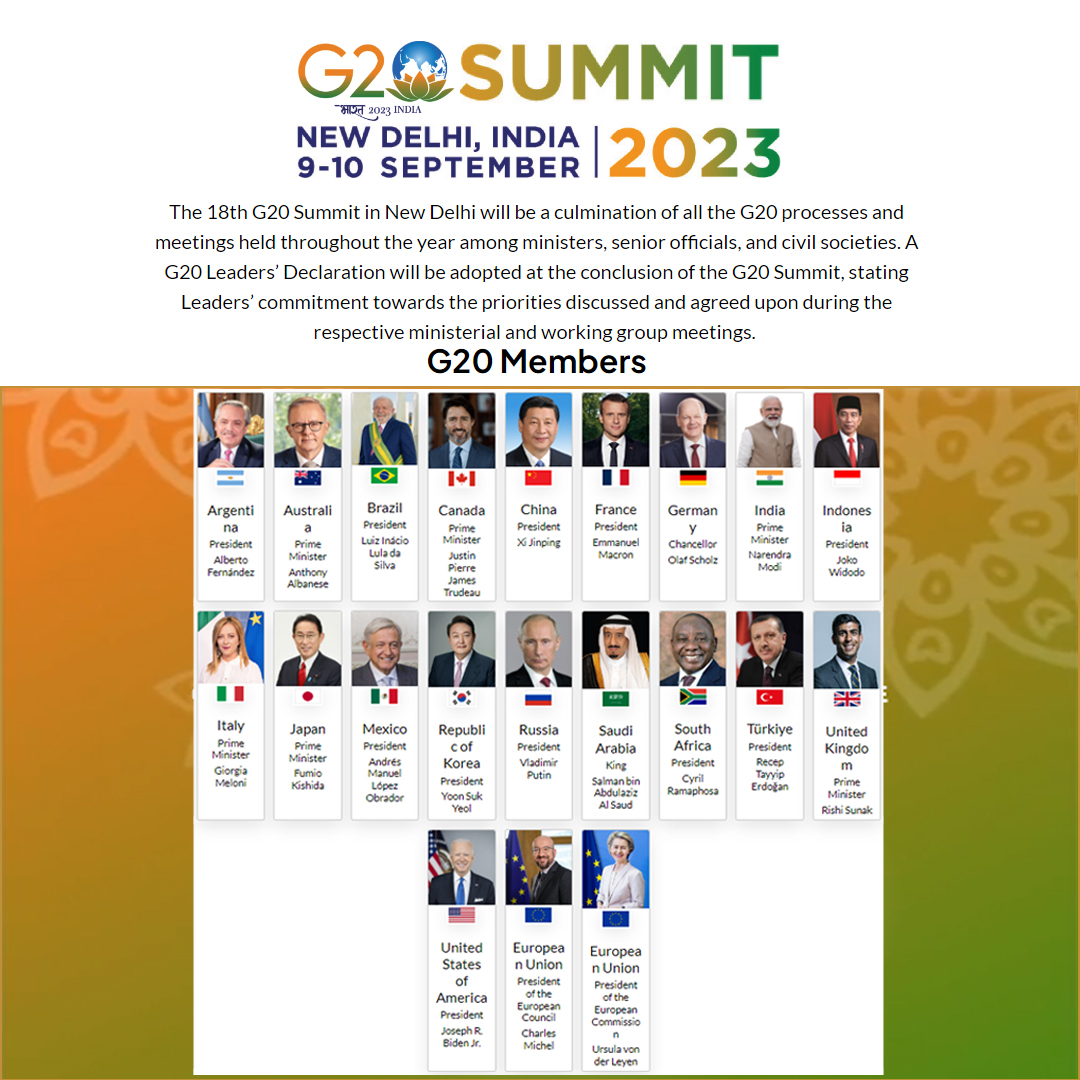 Partenaires internationaux - Espace de l'Indopacifique - G20