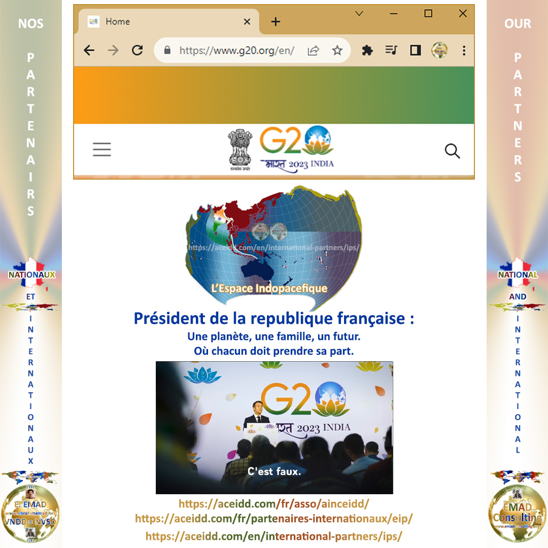 Partenaires internationaux - Espace de l'Indopacifique - G20 - Communiqué conjoint entre la France et le Bangladesh