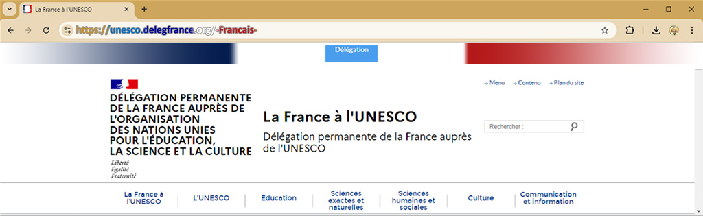 UNESCO, Delegation France.org-francais-