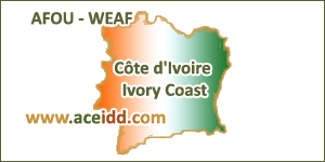 ACEIDD - Afrique - AFOU - Côte d'Ivoire / Africa WEAF - Ivory coast plan