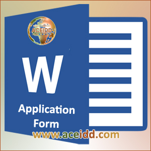 ACEIDD - Application Forma