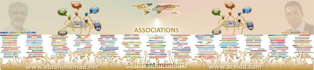 ACEIDD, Practices  of the International, Membres Adhérents, Associations